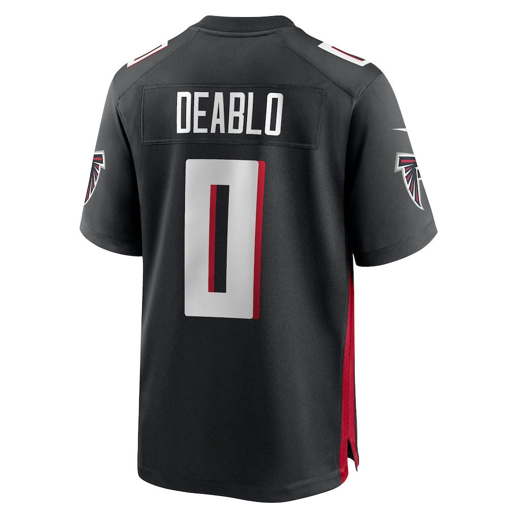 A.Falcons #0 Divine Deablo Player Black Home Game BALCE Stitched Jerseys