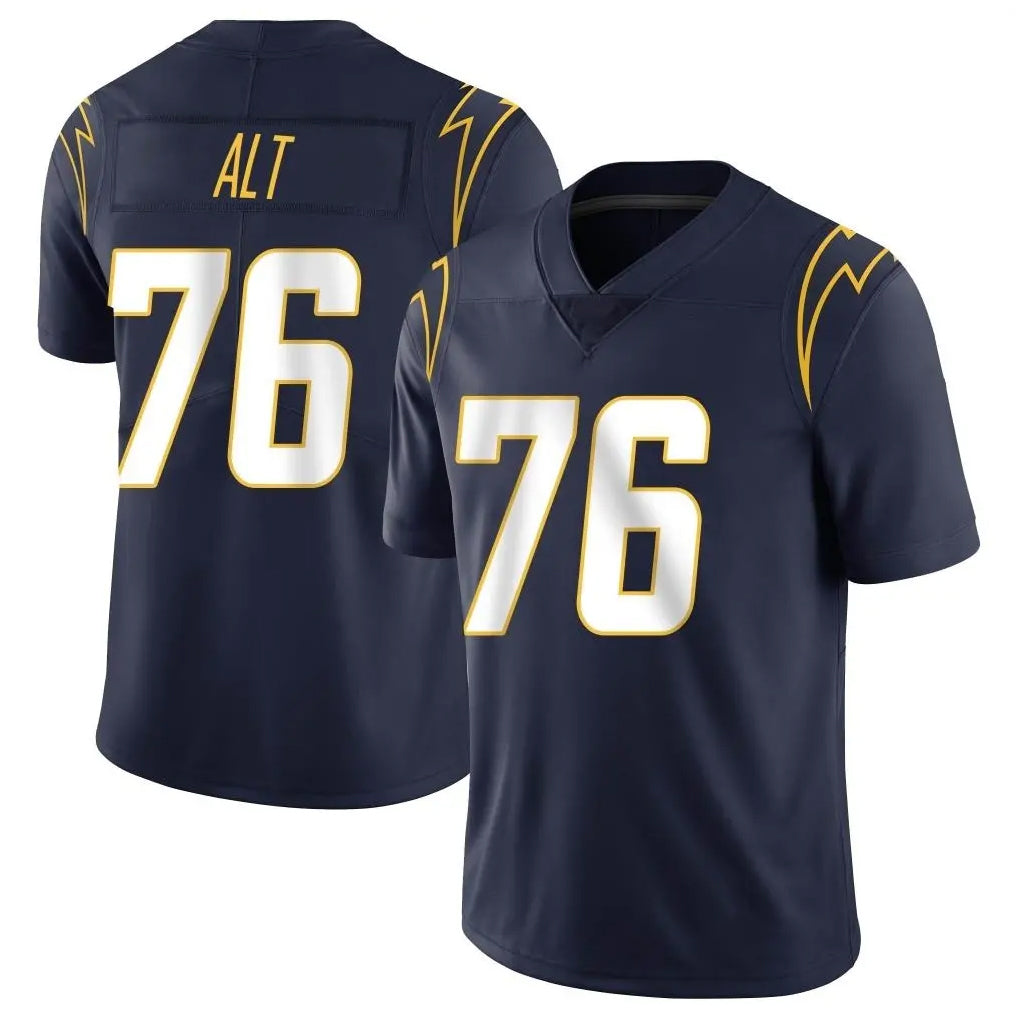 LA.Chargers #76 Joe Alt Player Navy Limited Vapor Untouchable Home Game BALCE Stitched Jerseys