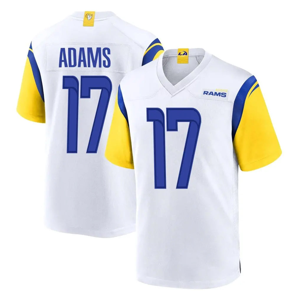 LA.Rams #17 Davante Adams Player White Home Game BALCE Stitched Jerseys