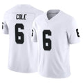 LV.Raiders #6 A.J. Cole Player White Limited Vapor F.U.S.E. Home Game BALCE Stitched Jerseys