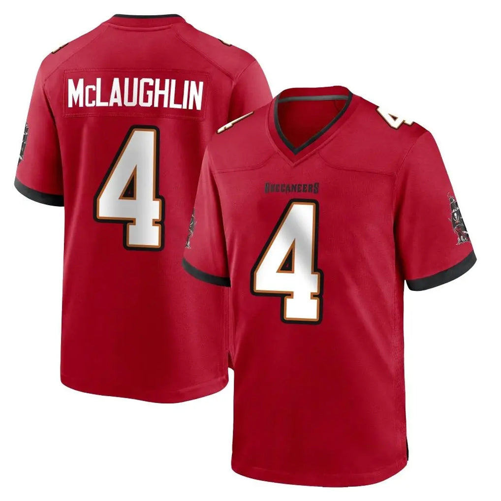TB.Buccaneers #4 Chase McLaughlin Player Red Home Game BALCE Stitched Jerseys