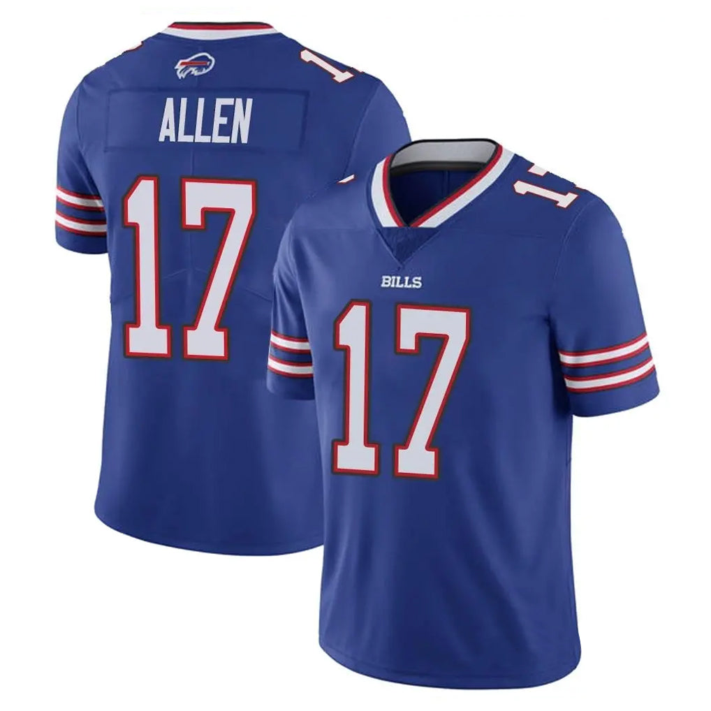 B.Bills #17 Josh Allen Player Royal Vapor Untouchable Limited BALCE Stitched Jerseys
