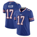 B.Bills #17 Josh Allen Player Royal Vapor Untouchable Limited BALCE Stitched Jerseys