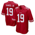 SF.49ers #19 Deebo Samuel Sr. Player Red Home Game BALCE Stitched Jerseys