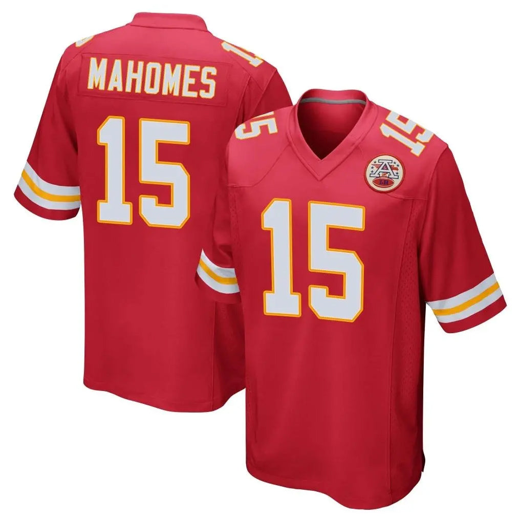 KC.Chiefs #15 Patrick Mahomes Player Red Home Game BALCE Stitched Jerseys
