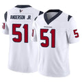 H.Texans #51 Will Anderson Jr. Player White Limited Vapor F.U.S.E. Home Game BALCE Stitched Jerseys