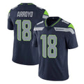 S.Seahawks #18 Elijah Arroyo Player Navy Limited Vapor Untouchable Home Game BALCE Stitched Jerseys