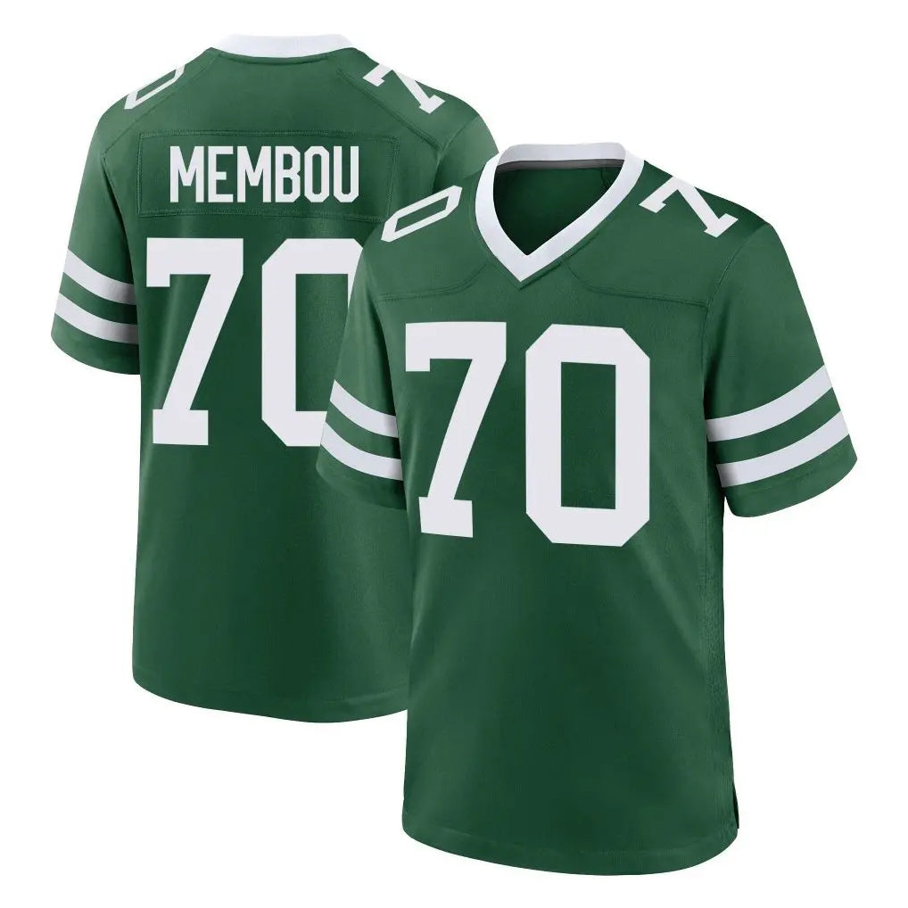 NY.Jets #70 Armand Membou Player Green Legacy Home Game BALCE Stitched Jerseys