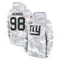NY.Giants #98 DJ Reader Player Arctic Camo Salute to Service Pullover Hoodies Limited Game BALCE Stitched Jerseys