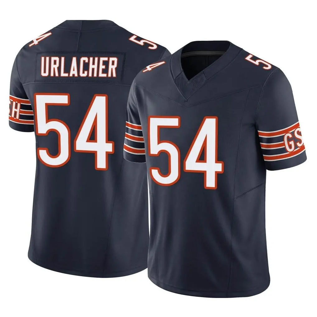 C.Bears #54 Brian Urlacher Player Navy Vapor F.U.S.E. Limited Home Game BALCE Stitched Jerseys
