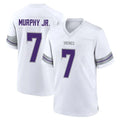 M.Vikings #7 Byron Murphy Jr. Player White Alternate Home Game BALCE Stitched Jerseys
