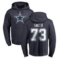 D.Cowboys #73 Tyler Smith Player Navy Pullover Hoodies Limited BALCE Stitched Jerseys