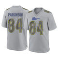 LA.Rams #84 Colby Parkinson Player Gray Atmosphere Fashion Home Game BALCE Stitched Jerseys