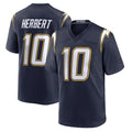 LA.Chargers #10 Justin Herbert Player Navy Alternate Home Game BALCE Stitched Jerseys
