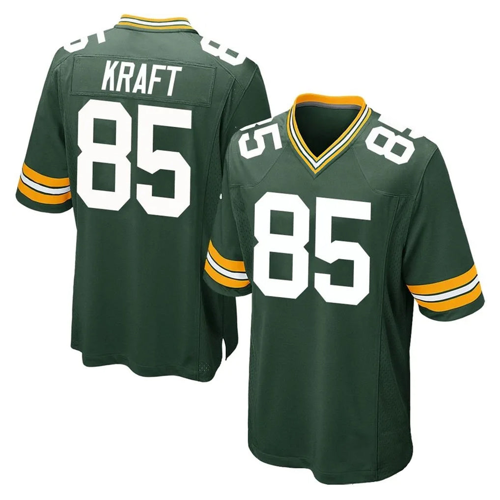 GB.Packers #85 Tucker Kraft Player Green Home Game BALCE Stitched Jerseys
