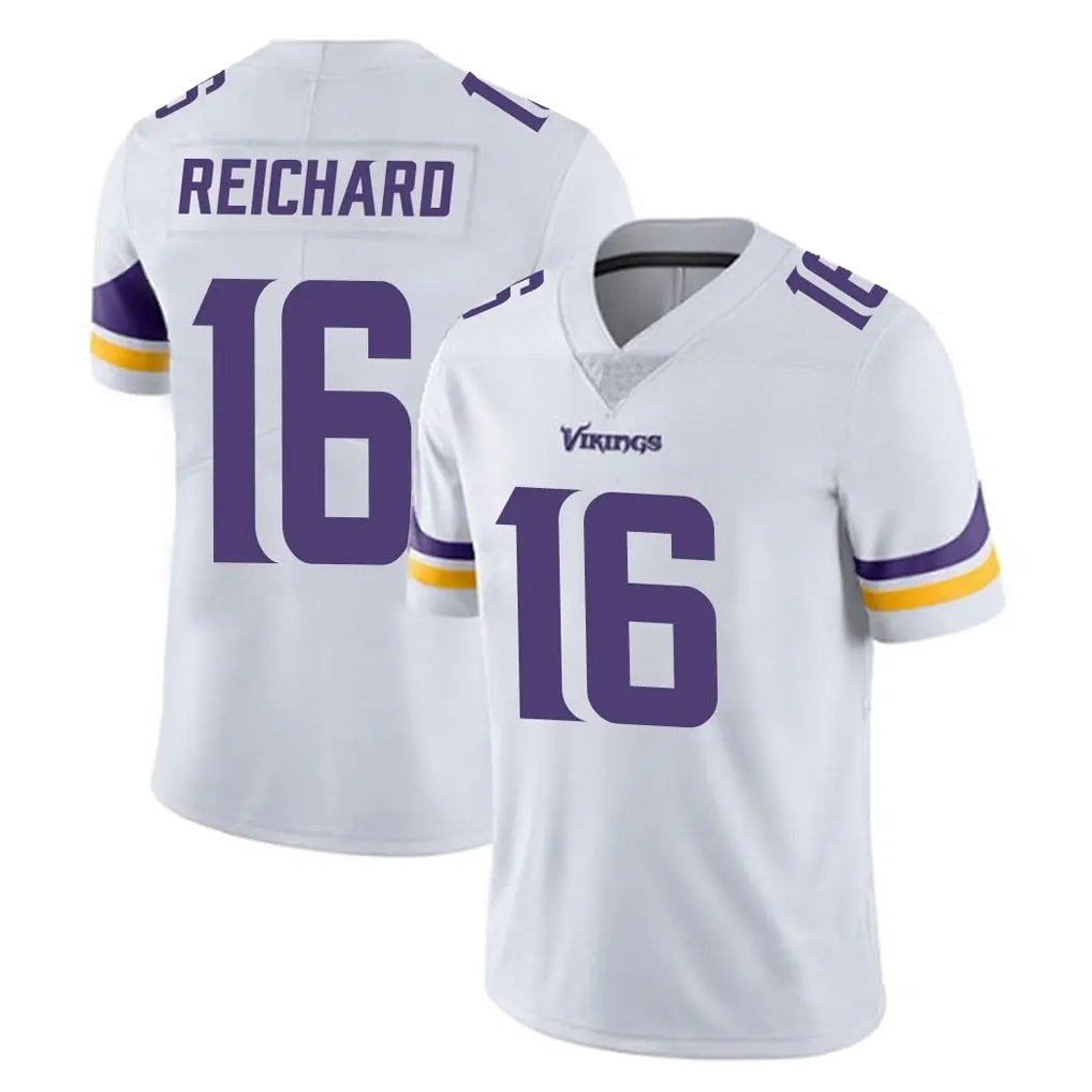 M.Vikings #16 Will Reichard Player White Limited Vapor Untouchable Home Game BALCE Stitched Jerseys