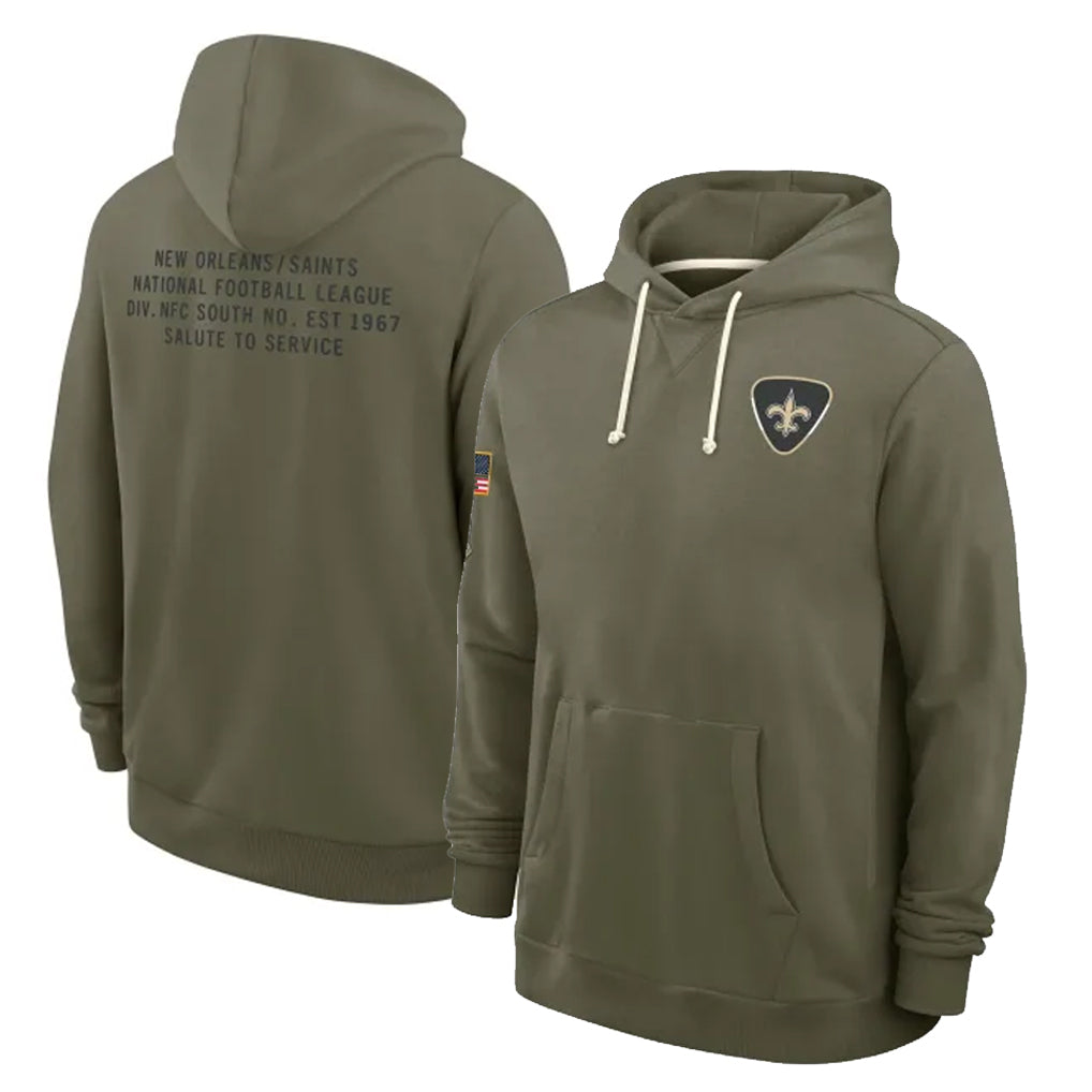 NO.Saints ## Saints Blank Player Olive Salute to Service Pullover Hoodies Limited BALCE Stitched Jerseys