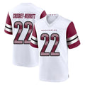 W.Commanders #22 Jacory Croskey-Merritt Player White Game Home BALCE Stitched Jerseys