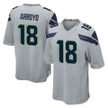 S.Seahawks #18 Elijah Arroyo Player Gray Home Game BALCE Stitched Jerseys