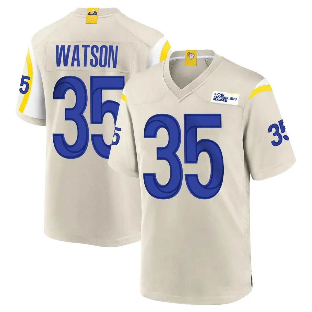 LA.Rams #35 Jaylen Watson Player Bone Home Game BALCE Stitched Jerseys