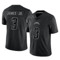 LA.Chargers #3 Derwin James Jr. Player Black Limited Reflective Home Game BALCE Stitched Jerseys