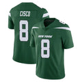 NY.Jets #8 Andre Cisco Player Green Limited Vapor Home Game BALCE Stitched Jerseys