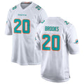 M.Dolphins #20 Jordyn Brooks Player White Limited Home Game BALCE Stitched Jerseys