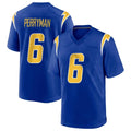 LA.Chargers #6 Denzel Perryman Player Royal Home Game BALCE Stitched Jerseys