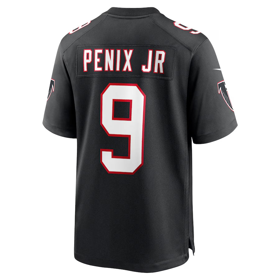 A.Falcons #9 Michael Penix Jr. Player Black Alternate  Game BALCE Stitched Jerseys