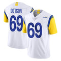 LA.Rams #69 Kevin Dotson Player White Limited Vapor Untouchable Home Game BALCE Stitched Jerseys
