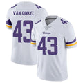M.Vikings #43 Andrew Van Ginkel Player White Limited Vapor Untouchable Home Game BALCE Stitched Jerseys