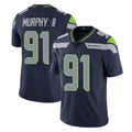 S.Seahawks #91 Byron Murphy II Player Navy Limited Vapor Untouchable Home Game BALCE Stitched Jerseys