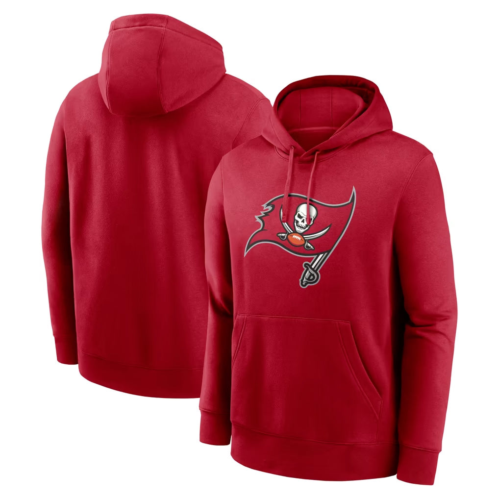 TB.Buccaneers ## Buccaneers Blank Player Red LOGO Pullover Hoodie Home Game BALCE Stitched Jerseys