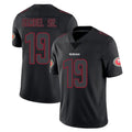 SF.49ers #19 Deebo Samuel Sr. Player Black Impact Limited Home Game BALCE Stitched Jerseys