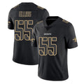 NO.Saints #55 Kaden Elliss Player Black Impact Limited Home Game BALCE Stitched Jerseys