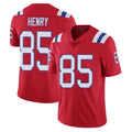 NE.Patriots #85 Hunter Henry Player Red Vapor Untouchable Home Game BALCE Stitched Jerseys
