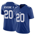 NY.Giants #20 Greg Newsome II Player Royal Limited Vapor F.U.S.E. Home Game BALCE Stitched Jerseys