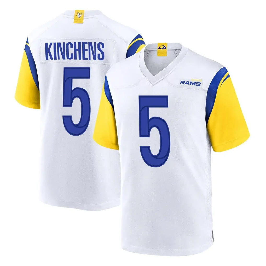 LA.Rams #5 Kamren Kinchens Player White Home Game BALCE Stitched Jerseys