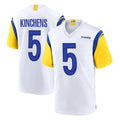 LA.Rams #5 Kamren Kinchens Player White Home Game BALCE Stitched Jerseys