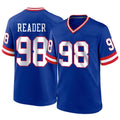 NY.Giants #98 DJ Reader Player Royal Classic Home Game BALCE Stitched Jerseys
