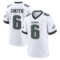 P.Eagles #6 DeVonta Smith Player White Game Home BALCE Stitched Jerseys