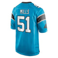 C.Panthers #51 Sam Mills Player Blue Game BALCE Stitched Jerseys