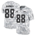 S.Seahawks #88 AJ Barner Player Arctic Camo Limited Salute To Service Home Game BALCE Stitched Jerseys