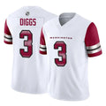 W.Commanders #3 Stefon Diggs Player White Vapor F.U.S.E. Limited Home Game BALCE Stitched Jerseys