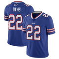 B.Bills #22 Ray Davis Player Royal Vapor Limited BALCE Stitched Jerseys