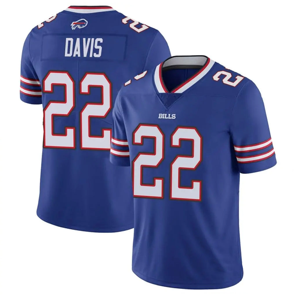 B.Bills #22 Ray Davis Player Royal Vapor Limited BALCE Stitched Jerseys