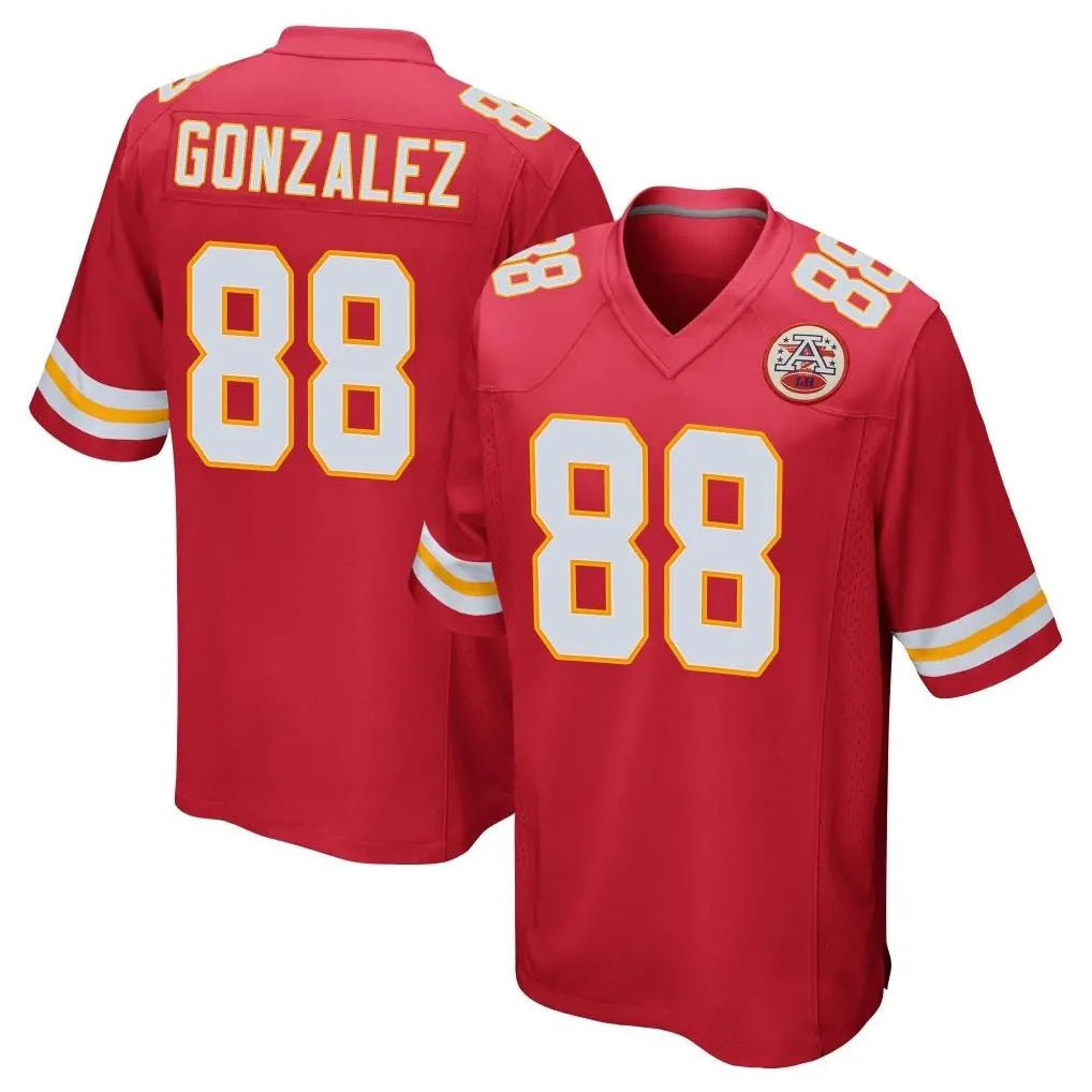 KC.Chiefs #88 Tony Gonzalez Player Red Home Game BALCE Stitched Jerseys