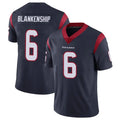 H.Texans #6 Reed Blankenship Player Navy Limited Vapor Untouchable Home Game BALCE Stitched Jerseys