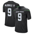NY.Jets #9 Will McDonald IV Player Stealth Black Home Game BALCE Stitched Jerseys