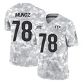 C.Bengals #78 Anthony Munoz Player Arctic Camo Salute to Service Limited BALCE Stitched Jerseys